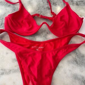 Women's Red Bikini Set